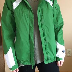 Columbia rain coat jacket
